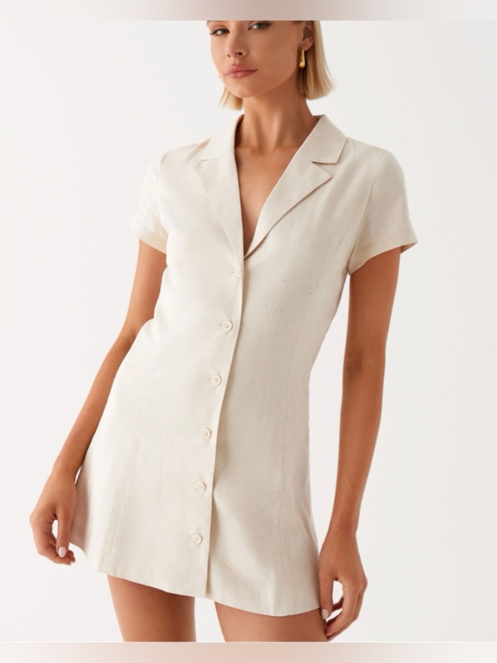 Peppermayo Russo Linen Mini Dress